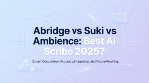 Abridge vs Suki vs Ambience: Best AI Scribe 2025? Expert comparison of accuracy, EHR integration, and future-proofing for ambient clinical documentation.